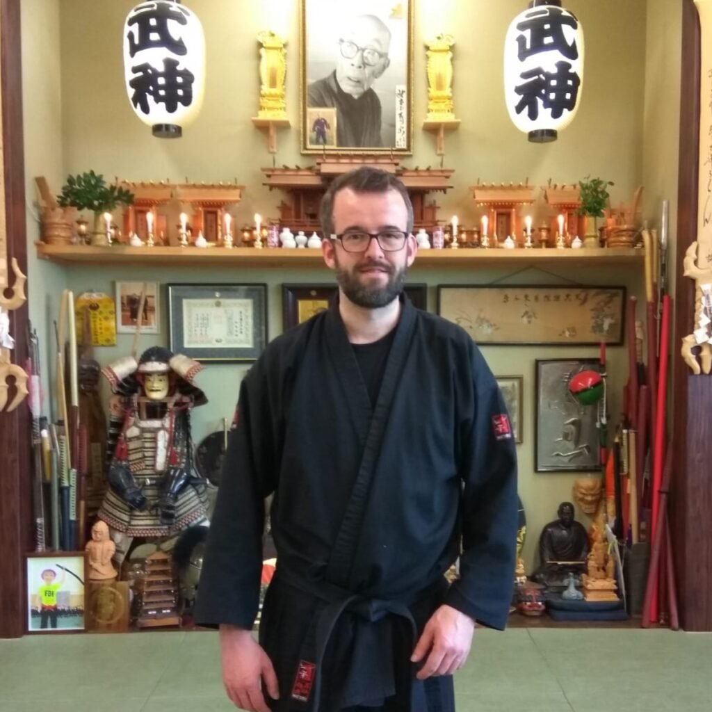 Sjoerd Kleijheeg in Bujinkan Hombu Dojo Japan